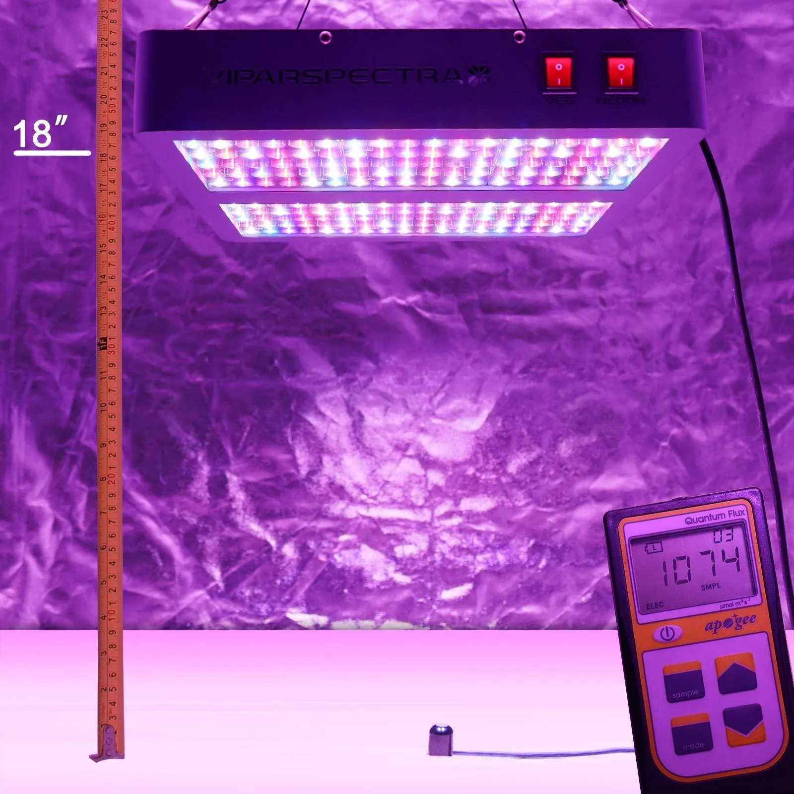 2 Viparspectra V900 - 900 Watt LED Grow Lights