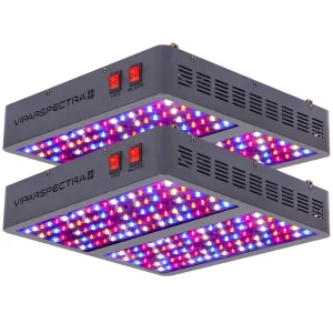 2 Viparspectra V900 - 900 Watt LED Grow Lights