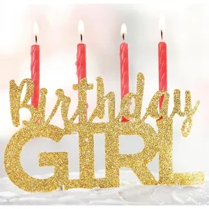 BIRTHDAY GIRL CAKE TOPPER