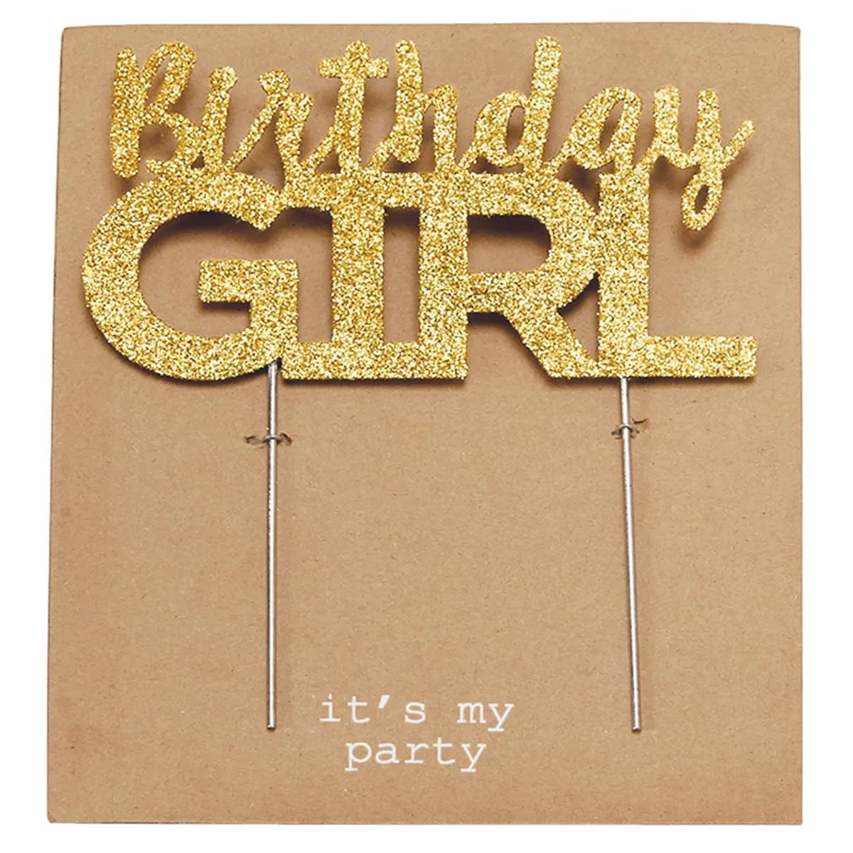 BIRTHDAY GIRL CAKE TOPPER