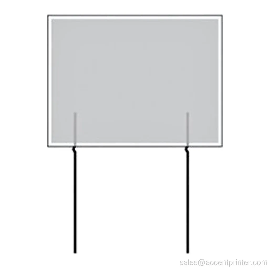 Cigarettes Sold Here At State Minimum Curbside Sign, 24"w x 18"h, Full Color Double Sided