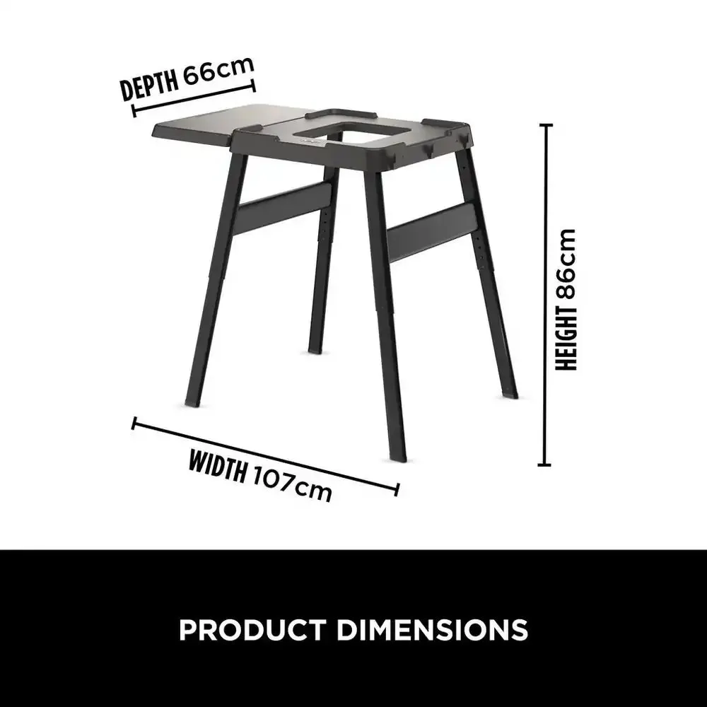 Ninja OG901UKSTANDKIT Woodfire Pro Connect XL Electric BBQ Grill with BBQ Stand