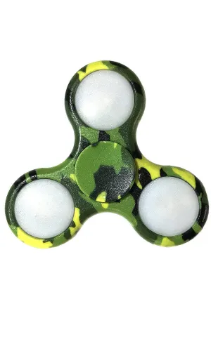 T01-7 LED Camouflage Fidget Spinner with Switch #1